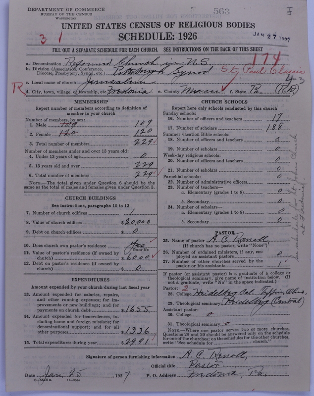 Scan of Reformed Church in the United States: 563