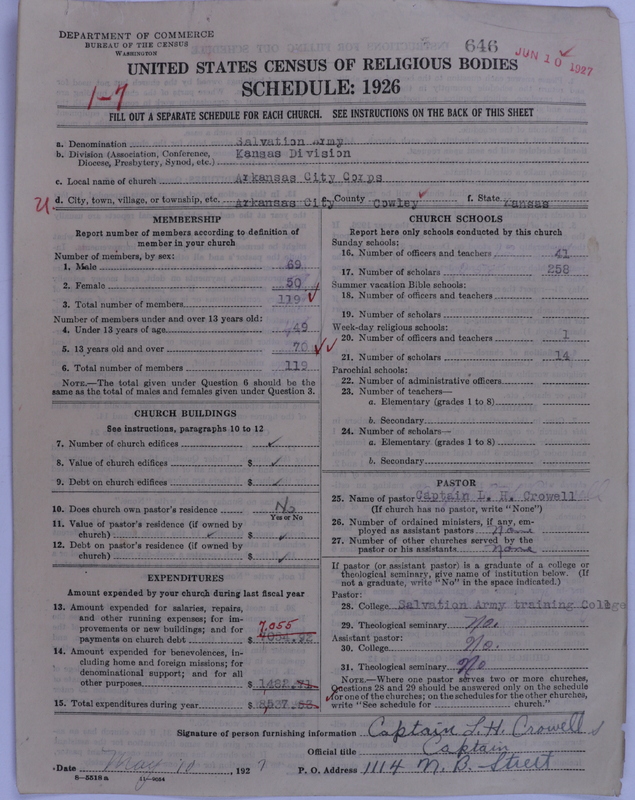 Scan of Salvation Army: 646