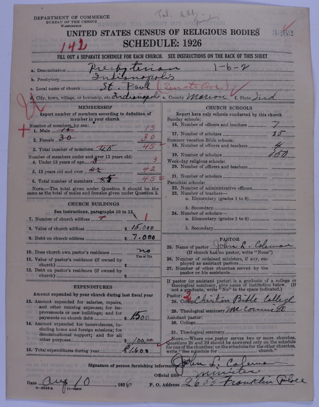 Scan of Presbyterian Church in the United States of America: 3262