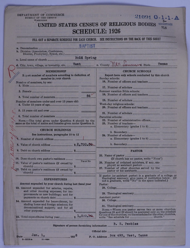 Scan of Negro Baptists: 21091