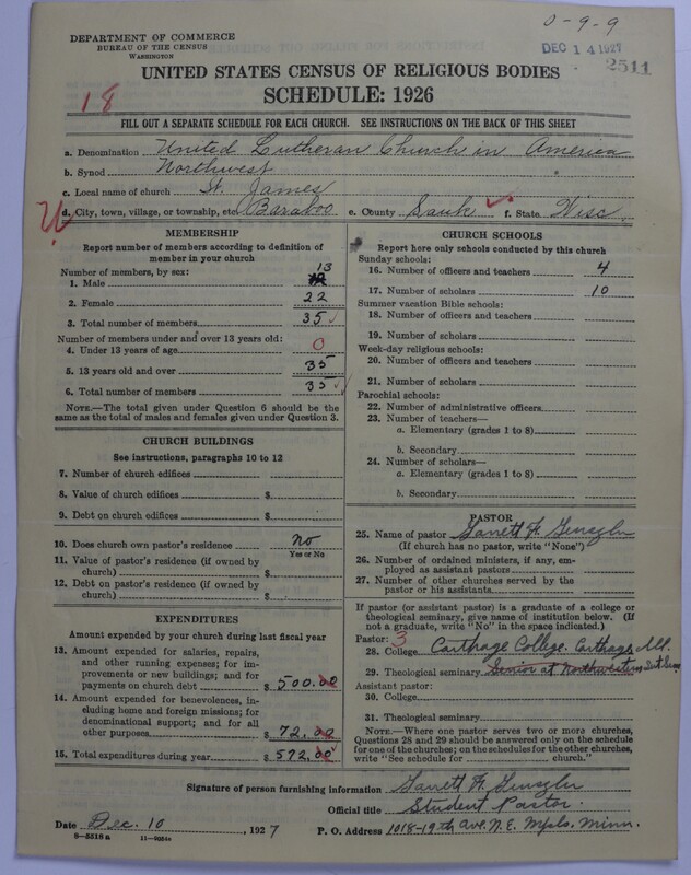 Scan of United Lutheran Church in America: 2511