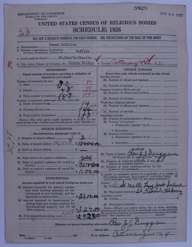 Scan of Roman Catholic Church: 5829