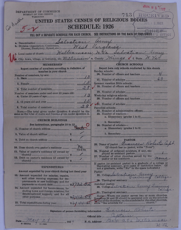 Scan of Salvation Army: 713
