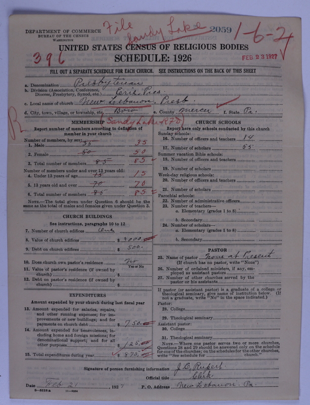 Scan of Presbyterian Church in the United States of America: 2059