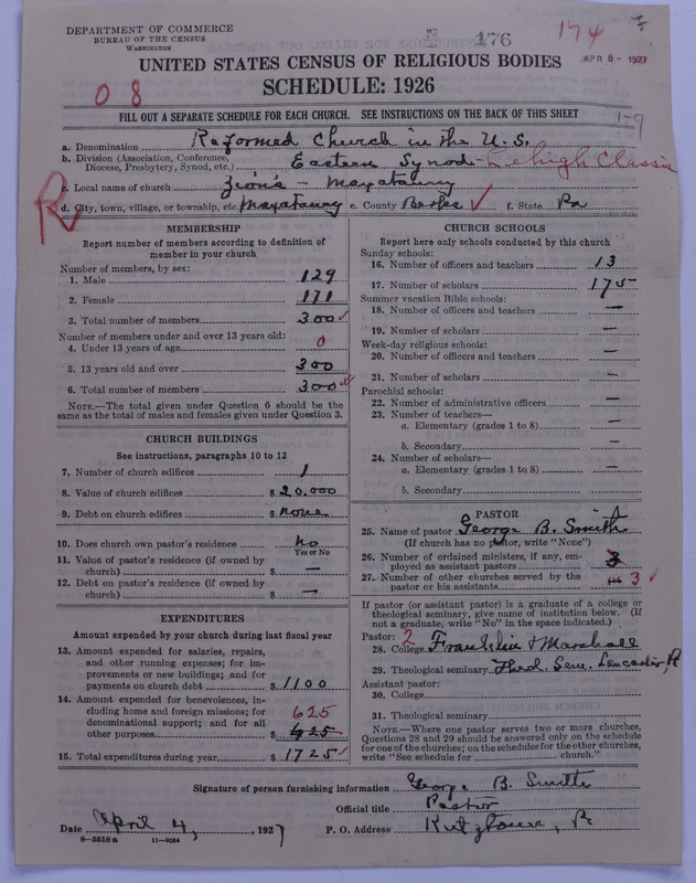 Scan of Reformed Church in the United States: 176