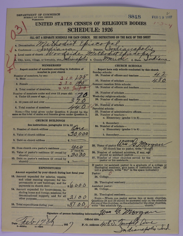 Scan of Methodist Episcopal Church: 8818