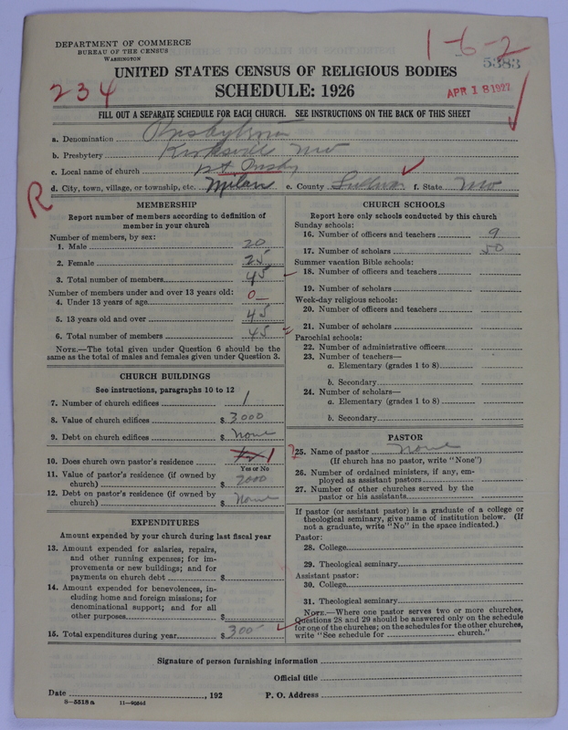 Scan of Presbyterian Church in the United States of America: 5383