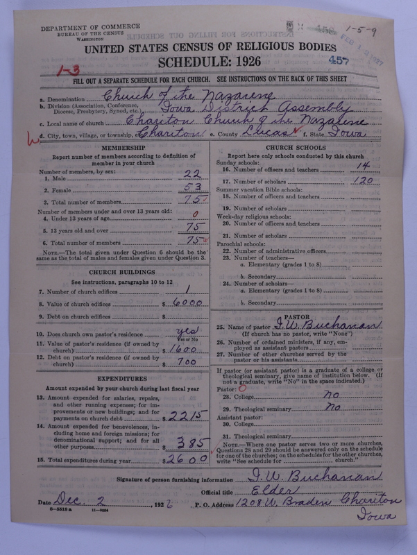 Scan of Church of the Nazarene: 457