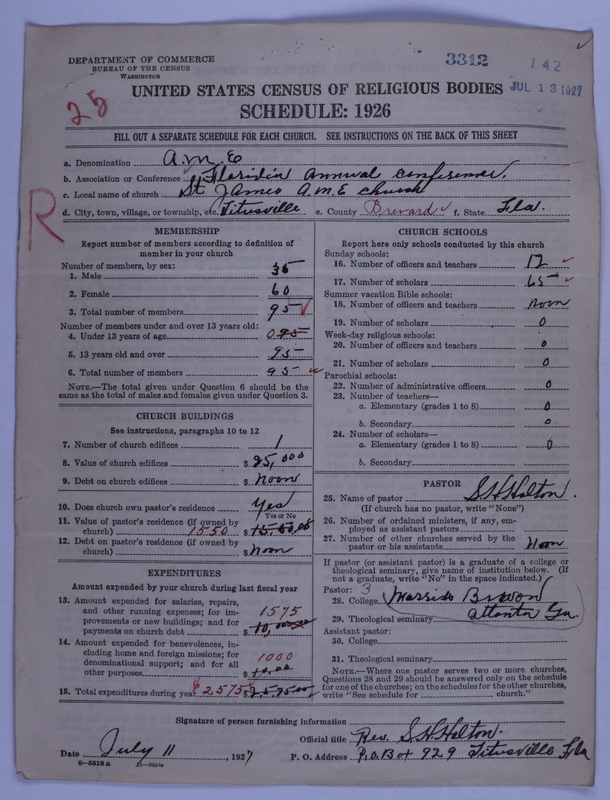 Scan of African Methodist Episcopal Church: 3312