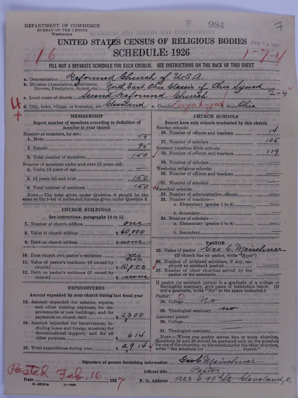 Scan of Reformed Church in the United States: 984