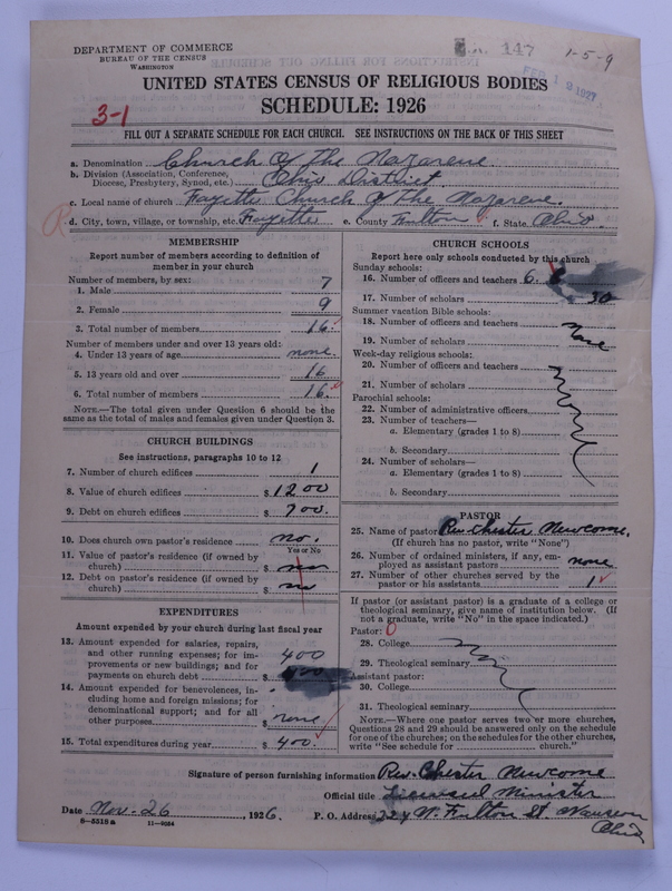 Scan of Church of the Nazarene: 147