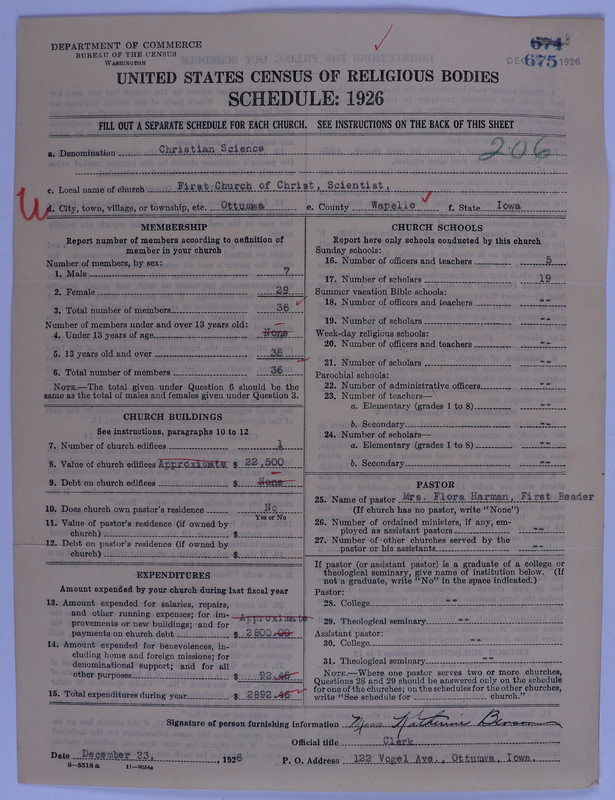 Scan of Church of Christ, Scientist: 675