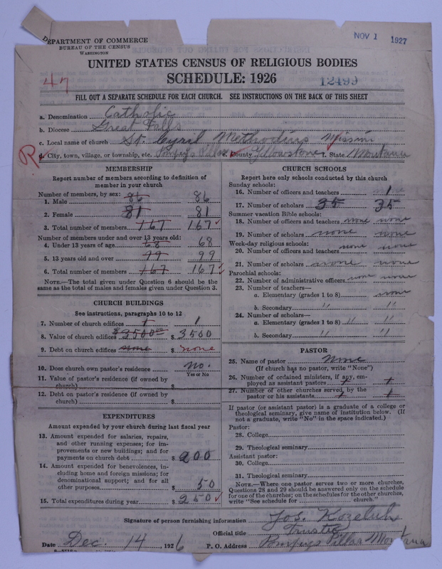 Scan of Roman Catholic Church: 12499