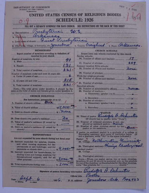 Scan of Presbyterian Church in the United States: 2831