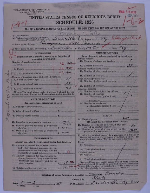 Scan of Presbyterian Church in the United States of America: 6832