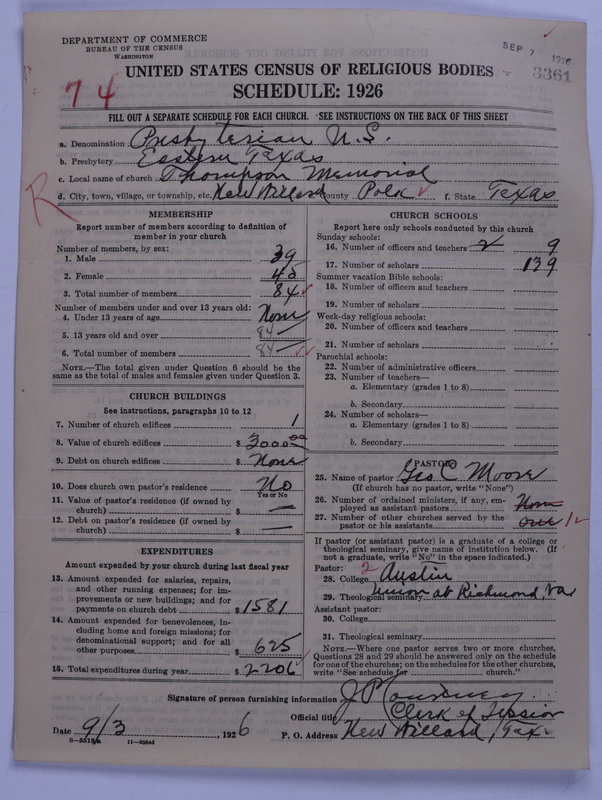Scan of Presbyterian Church in the United States: 3361
