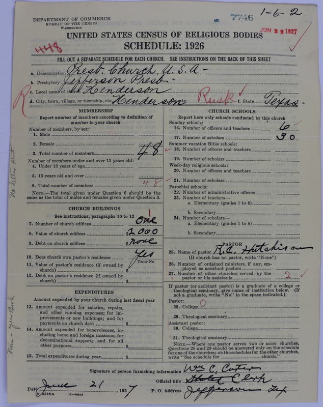 Scan of Presbyterian Church in the United States of America: 7746