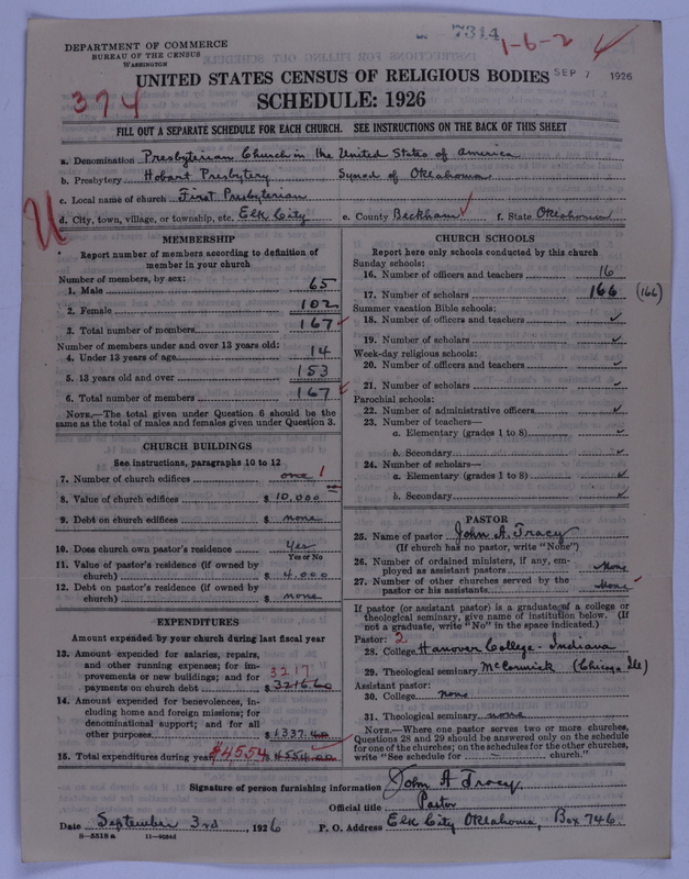 Scan of Presbyterian Church in the United States of America: 7314