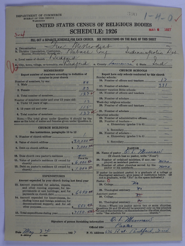 Scan of Free Methodist Church of North America: 390