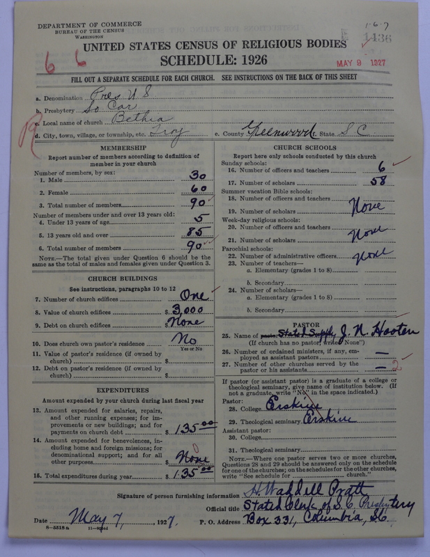 Scan of Presbyterian Church in the United States: 1436
