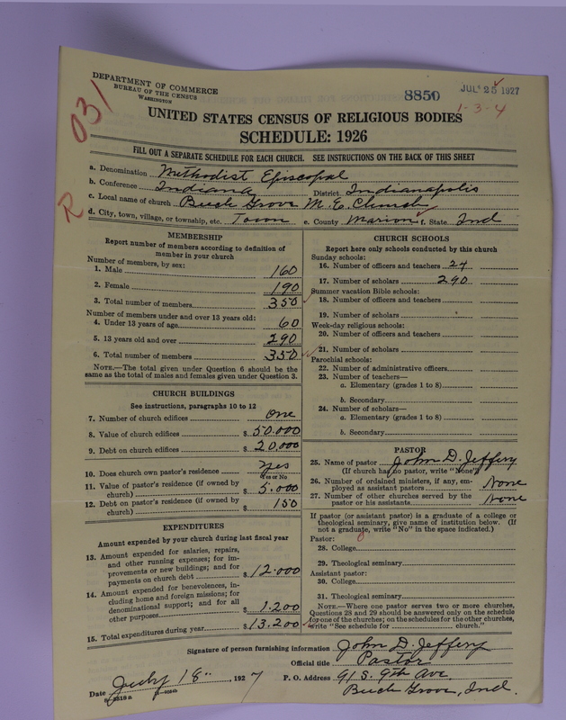 Scan of Methodist Episcopal Church: 8850