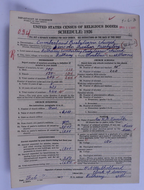 Scan of Cumberland Presbyterian Church: 46