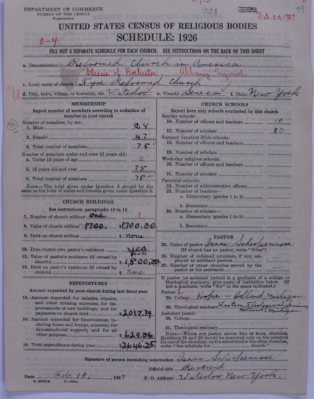 Scan of Reformed Church in America: 224