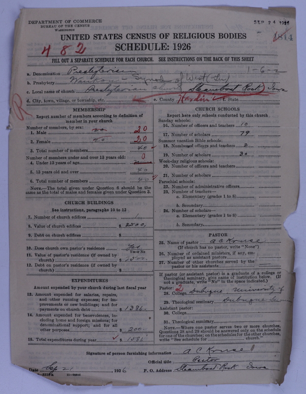 Scan of Presbyterian Church in the United States of America: 4814