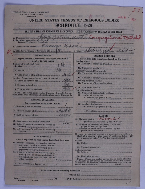 Scan of Congregational Methodist Church: 57