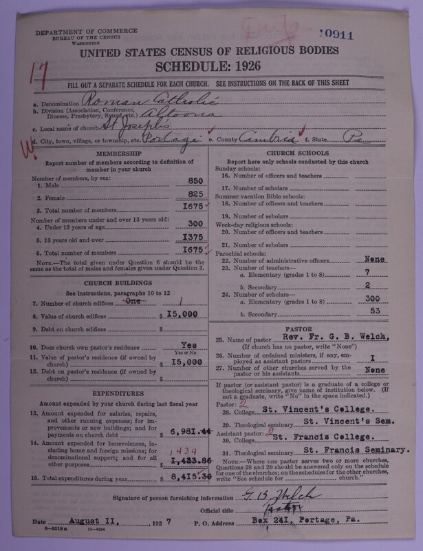 Scan of Roman Catholic Church: 10911