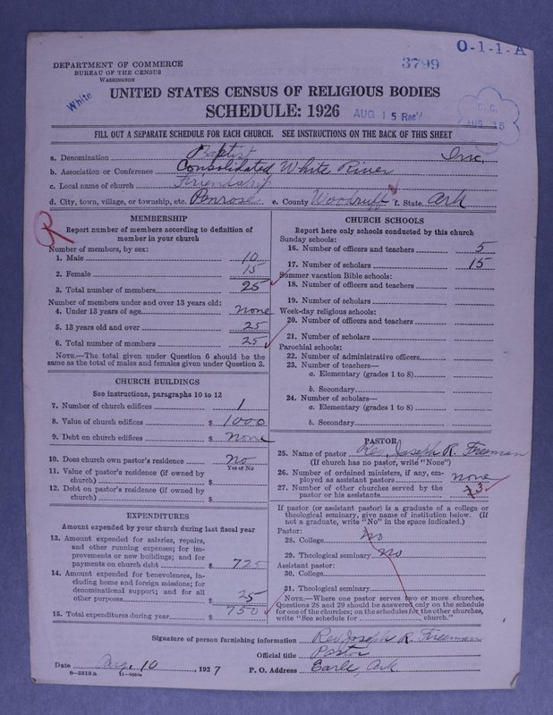 Scan of Negro Baptists: 3799