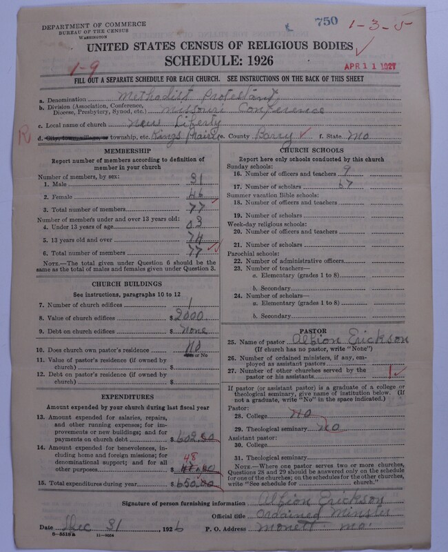 Scan of Methodist Protestant Church: 750