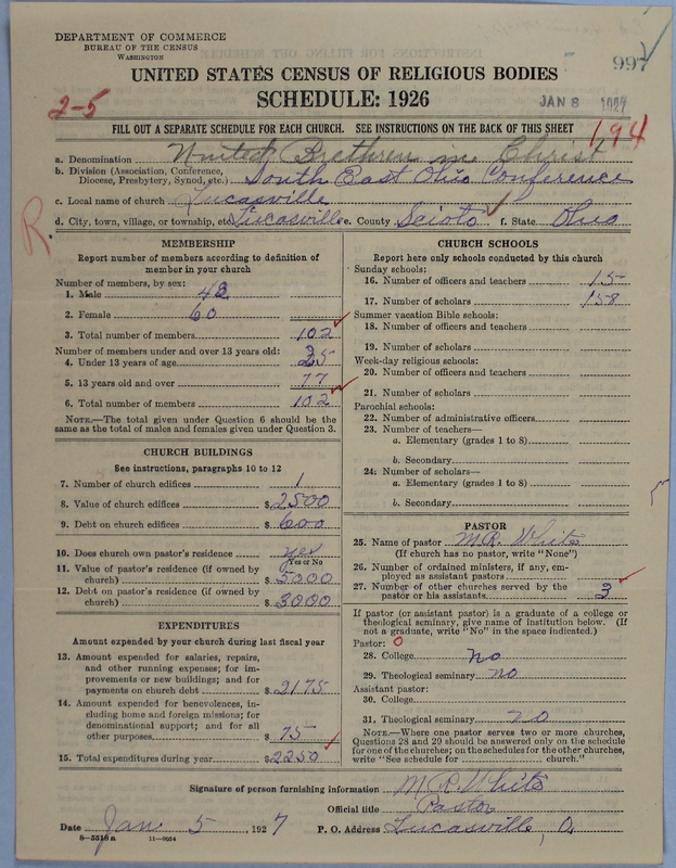 Scan of Church of the United Brethren in Christ: 997