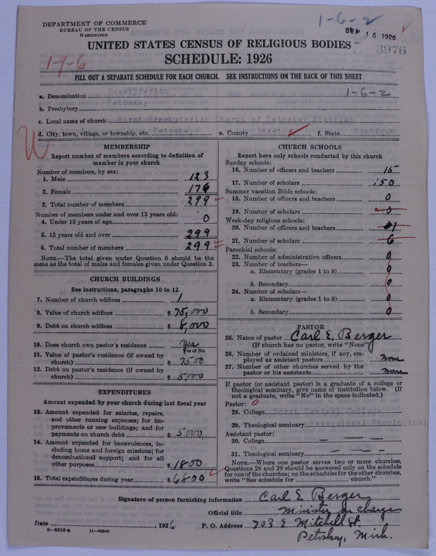 Scan of Presbyterian Church in the United States of America: 3976