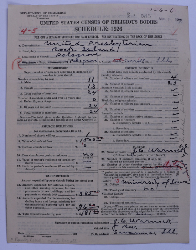 Scan of United Presbyterian Church of North America: 585