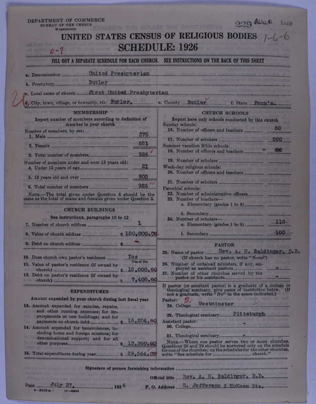 Scan of United Presbyterian Church of North America: 229
