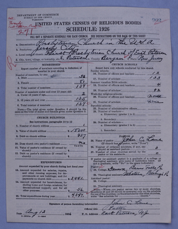 Scan of Presbyterian Church in the United States of America: 902