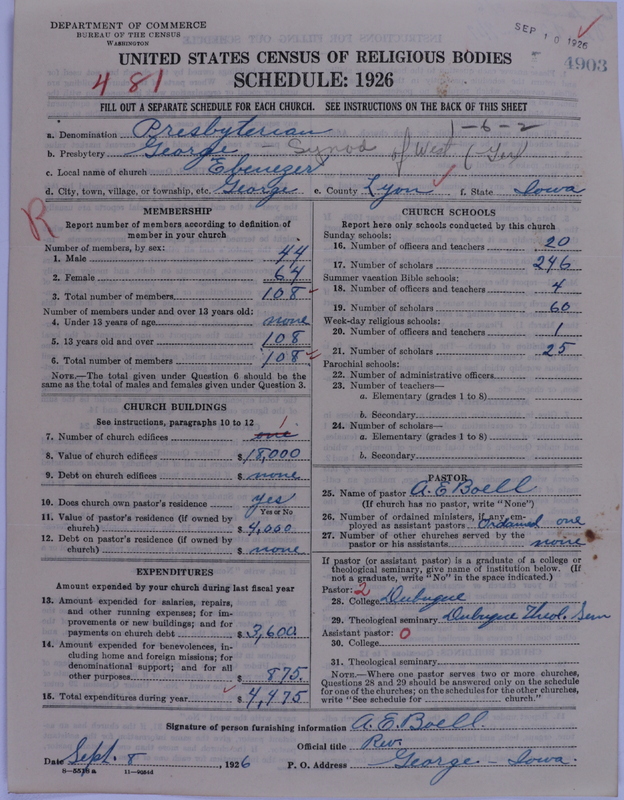 Scan of Presbyterian Church in the United States of America: 4903