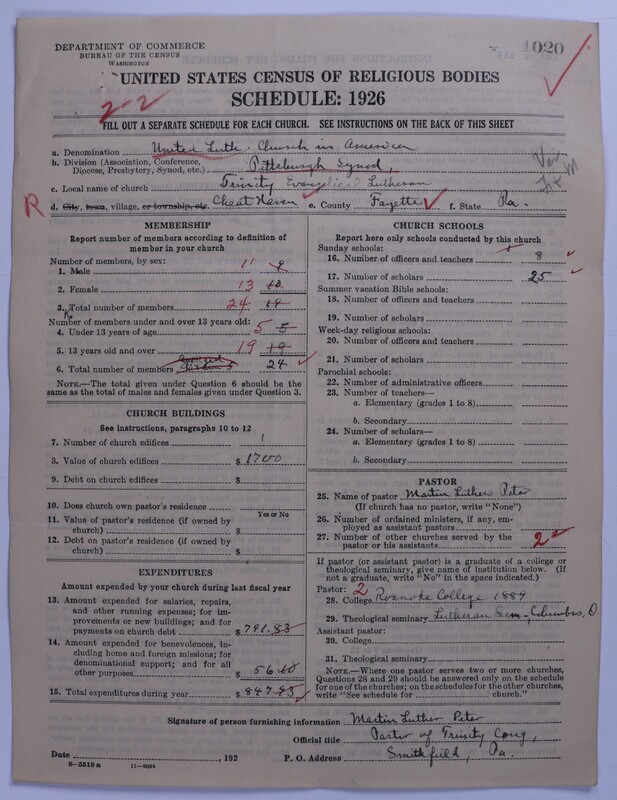 Scan of United Lutheran Church in America: 1020