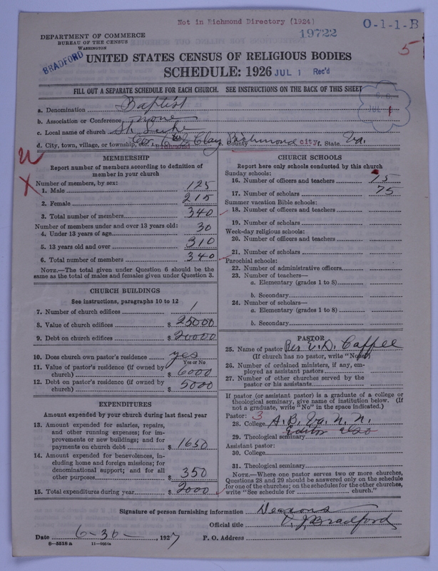 Scan of Negro Baptists: 19722