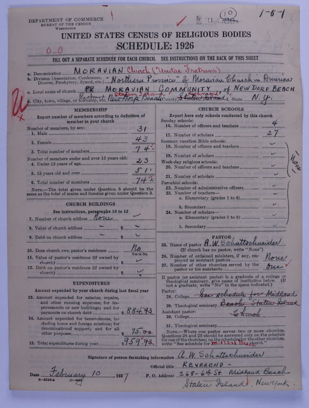 Scan of Moravian Church in America: 10