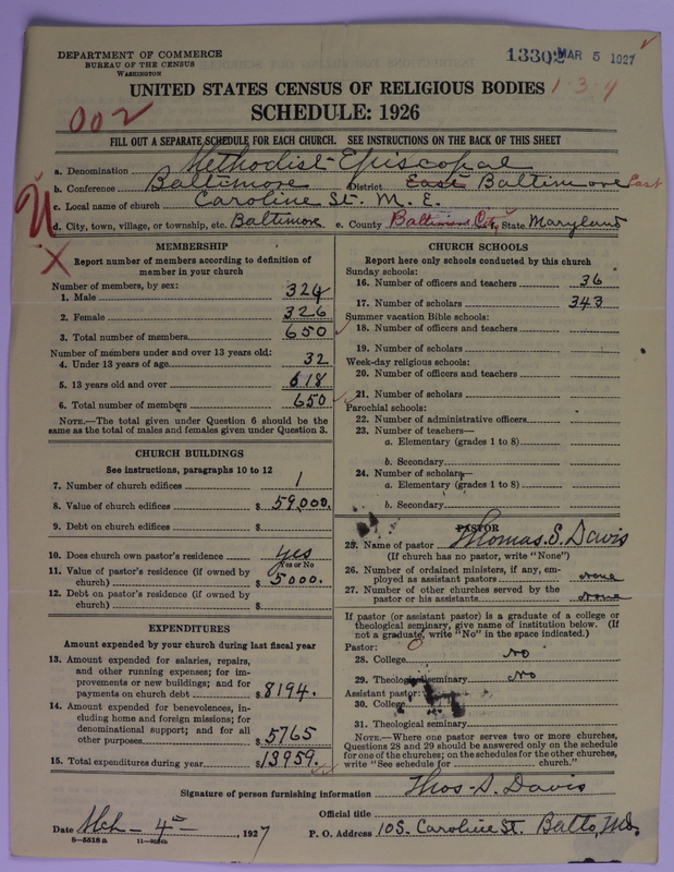 Scan of Methodist Episcopal Church: 13302