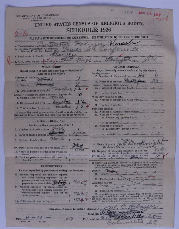 Scan of Pentecostal Holiness Church: 167