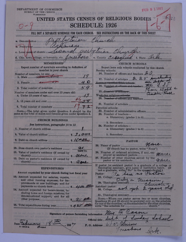 Scan of Presbyterian Church in the United States: 2832