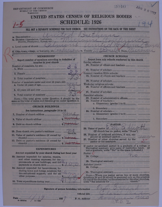 Scan of Church of the United Brethren in Christ: 2040