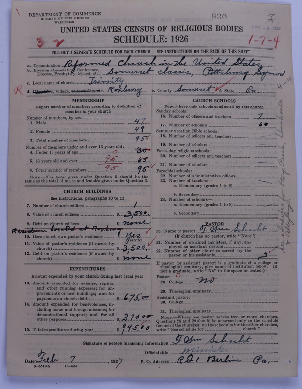 Scan of Reformed Church in the United States: 830