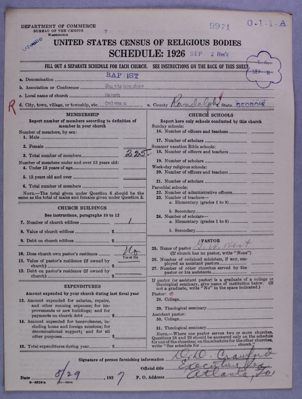 Scan of Negro Baptists: 9971