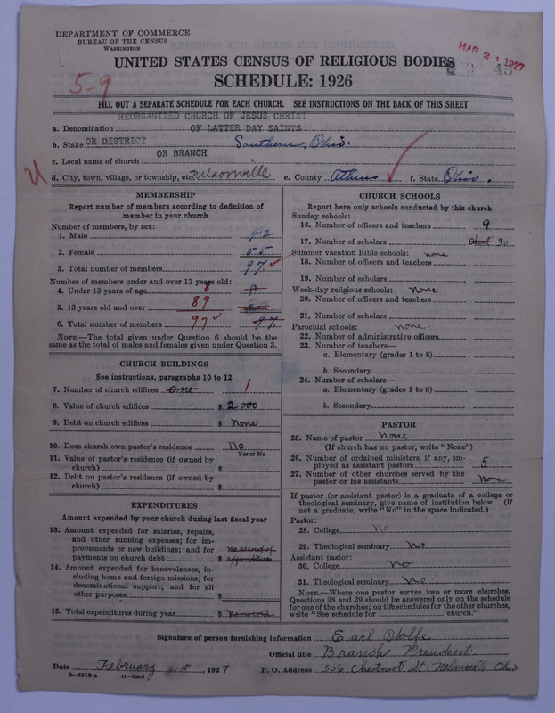 Scan of Reorganized Church of Jesus Christ of Latter Day Saints: 45