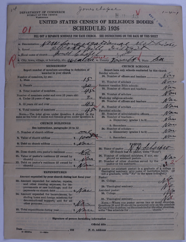Scan of New Congregational Methodist Church: 13