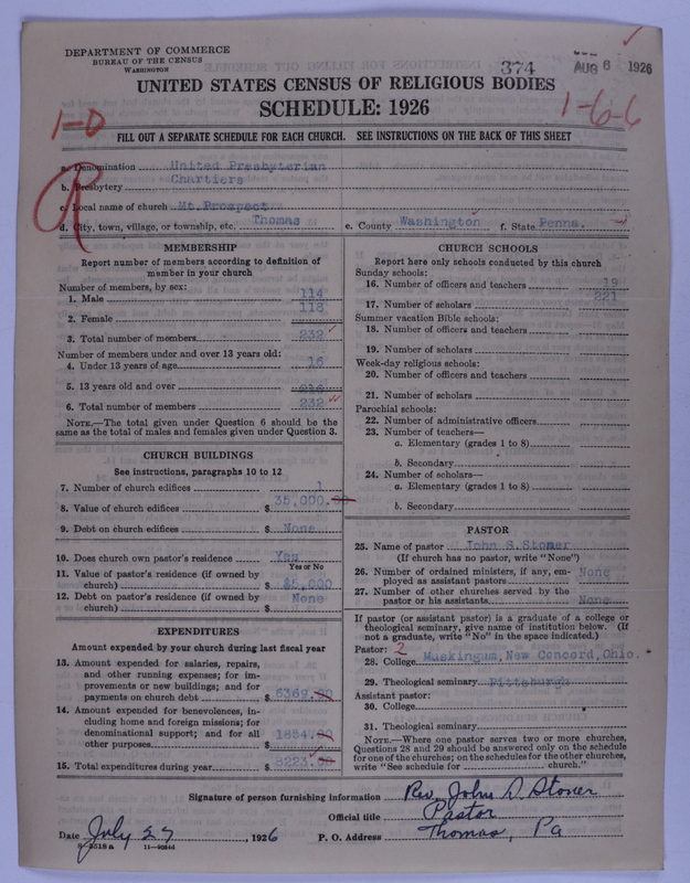 Scan of United Presbyterian Church of North America: 374